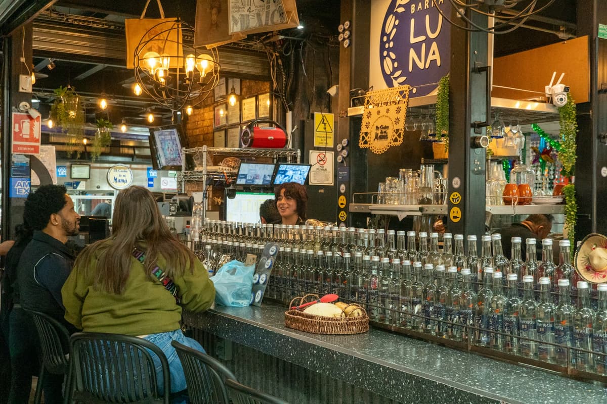 Inside La Chuperia — bar atmosphere